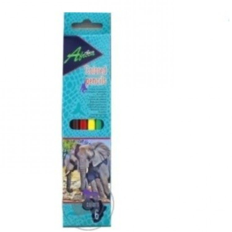 Economix Africa Colored Pencils 6 colors - image-0